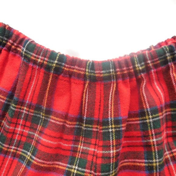 \Vintage Shorts XL Plaid Wool Red Skort Pants - Picture 3 of 3